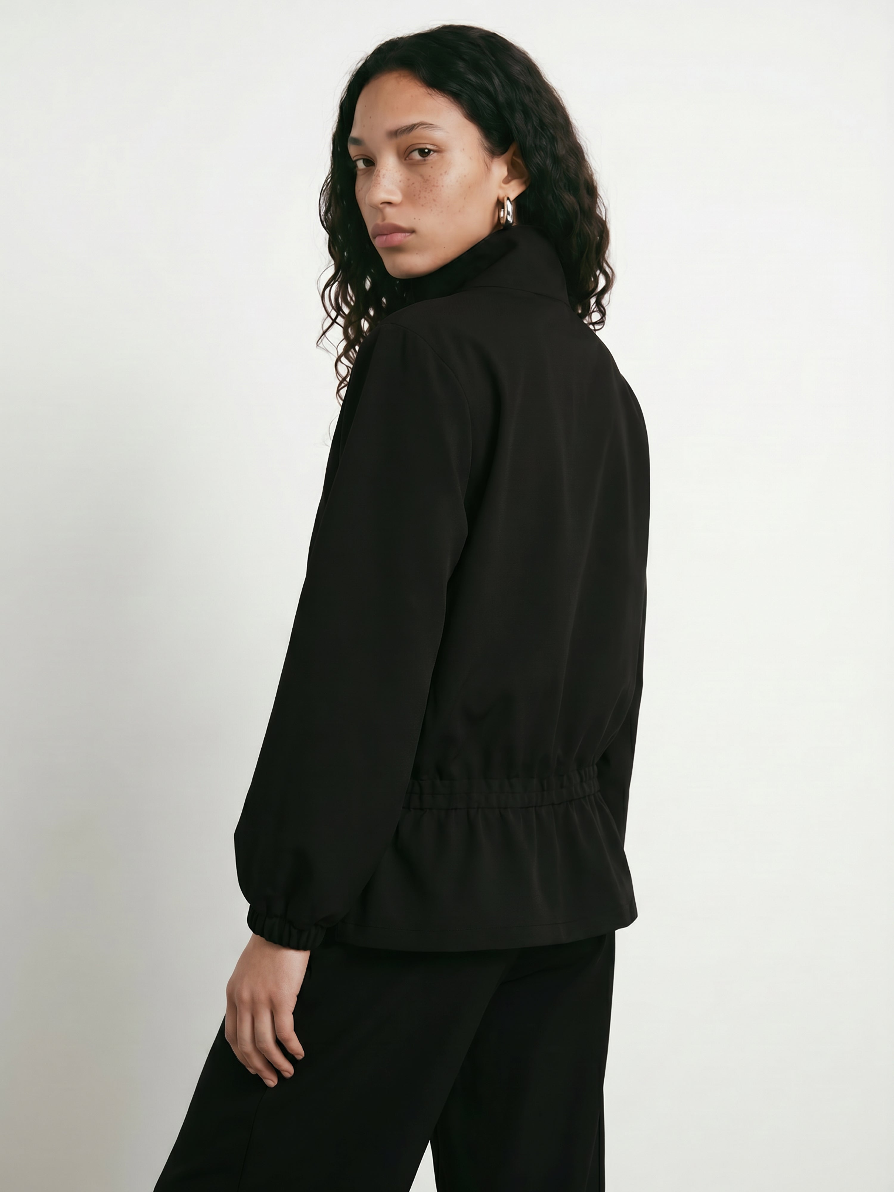 HDFARAH LS HIGH-COLLAR SHACKET