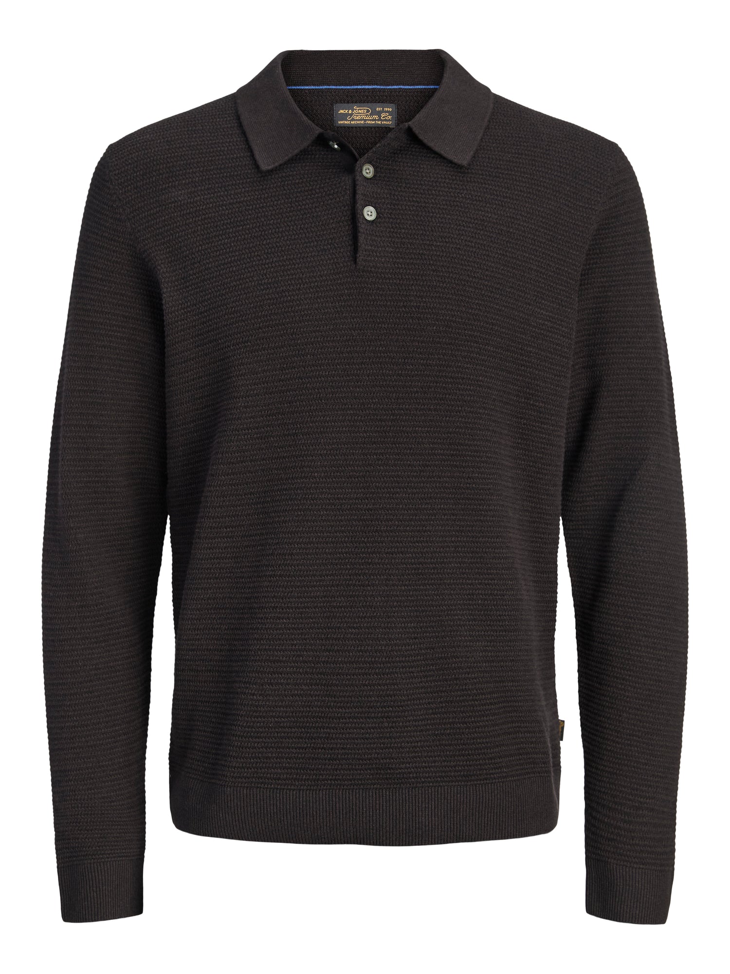 JPRBLURILEY KNIT POLO LS