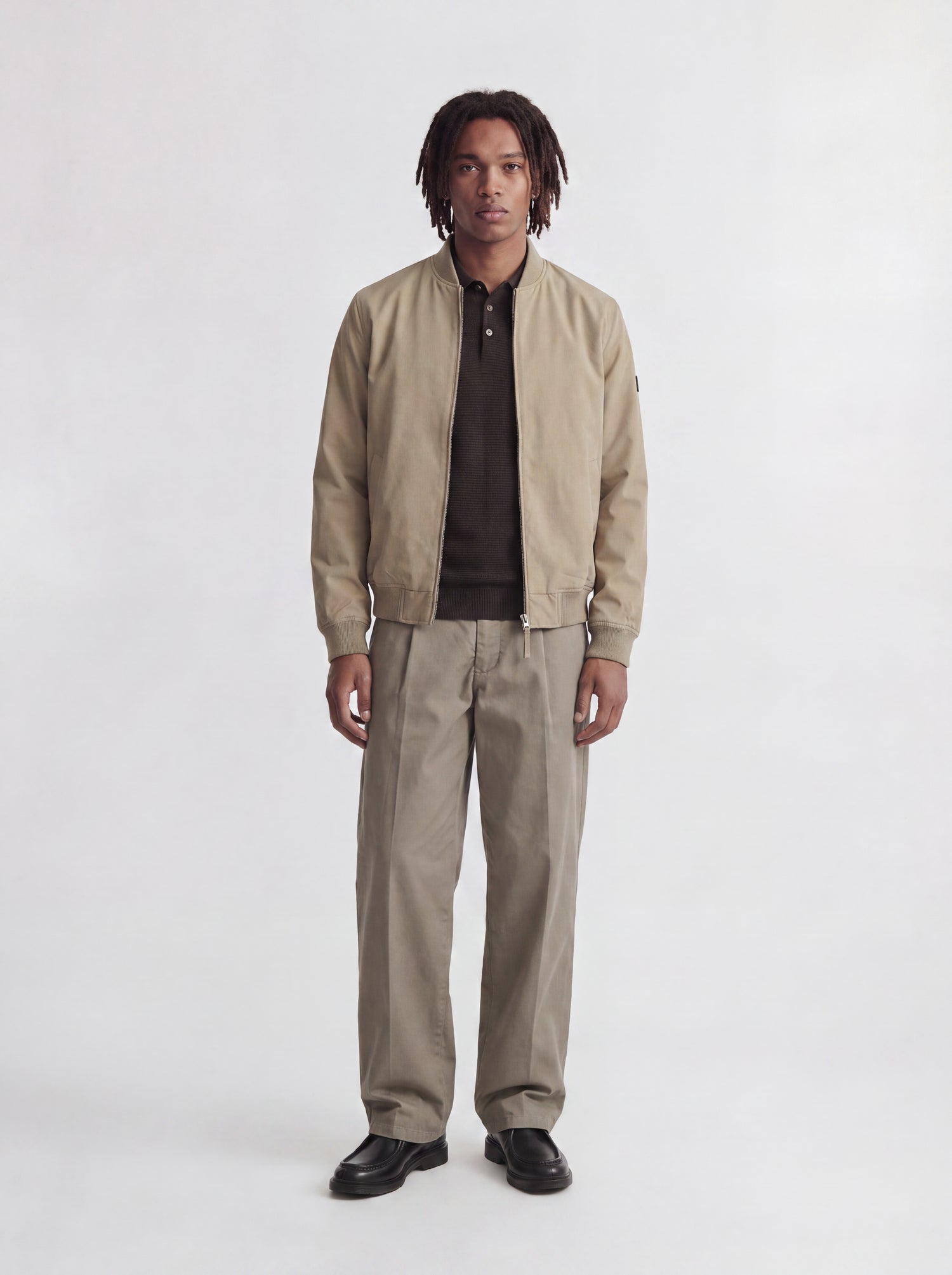 JPRBLURILEY KNIT POLO LS