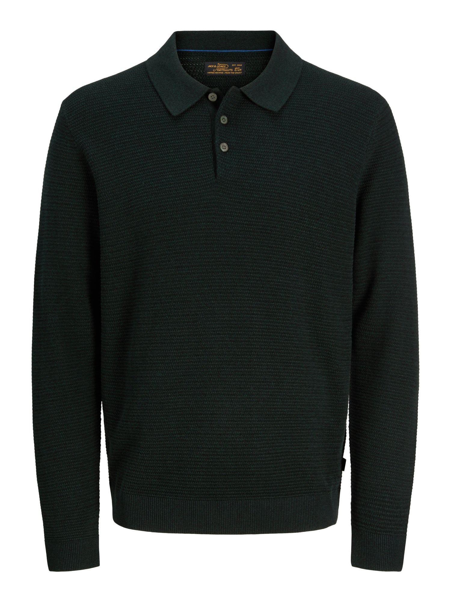 JPRBLURILEY KNIT POLO LS