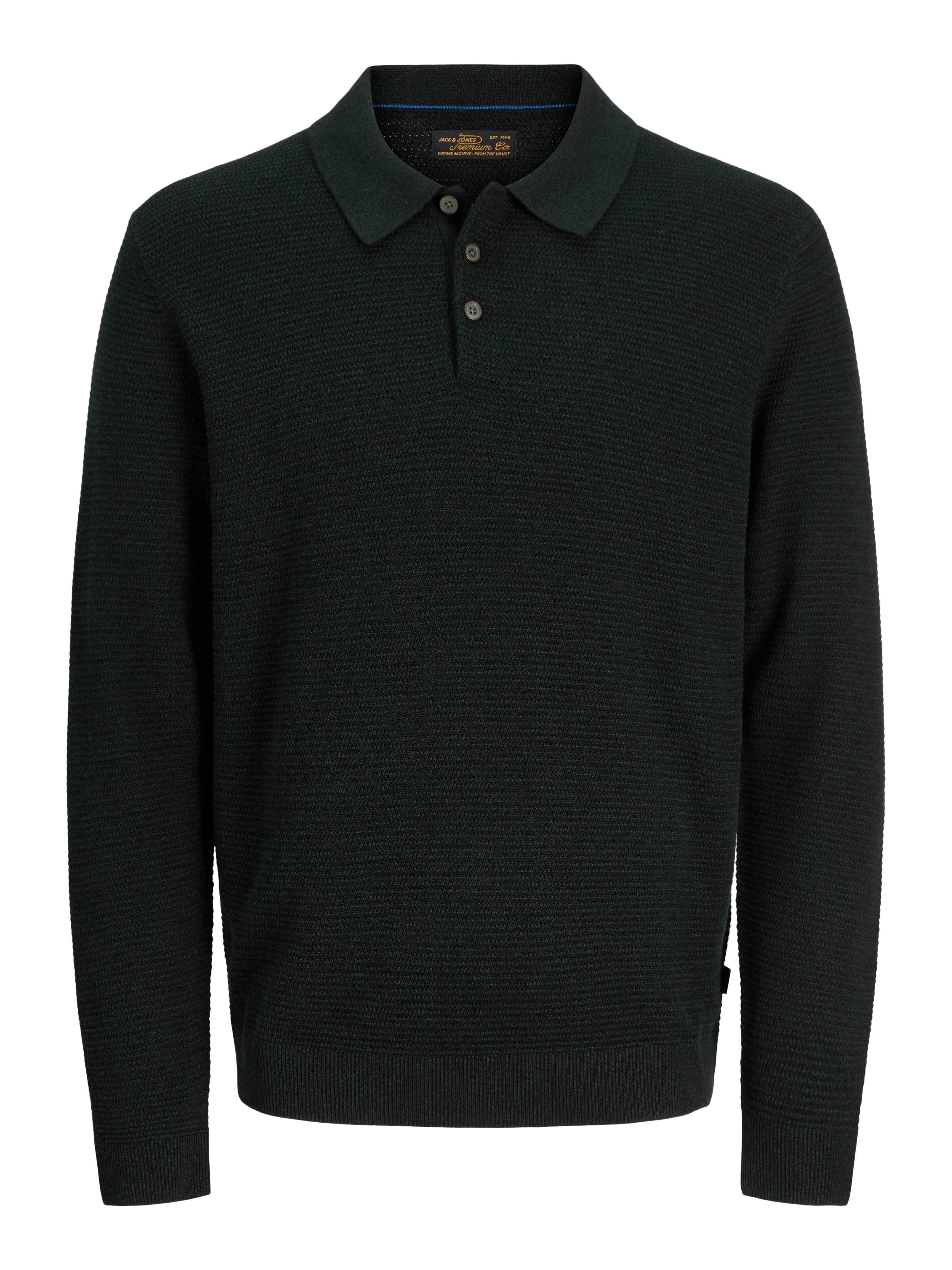 JPRBLURILEY KNIT POLO LS