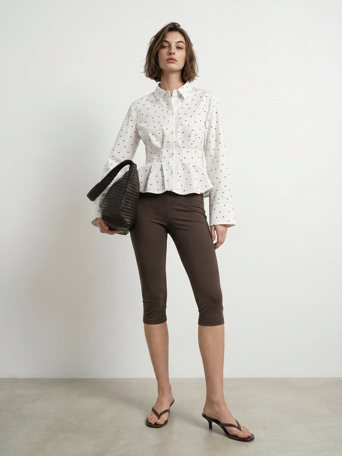 HDUNDINE LS PLEATED SHIRT