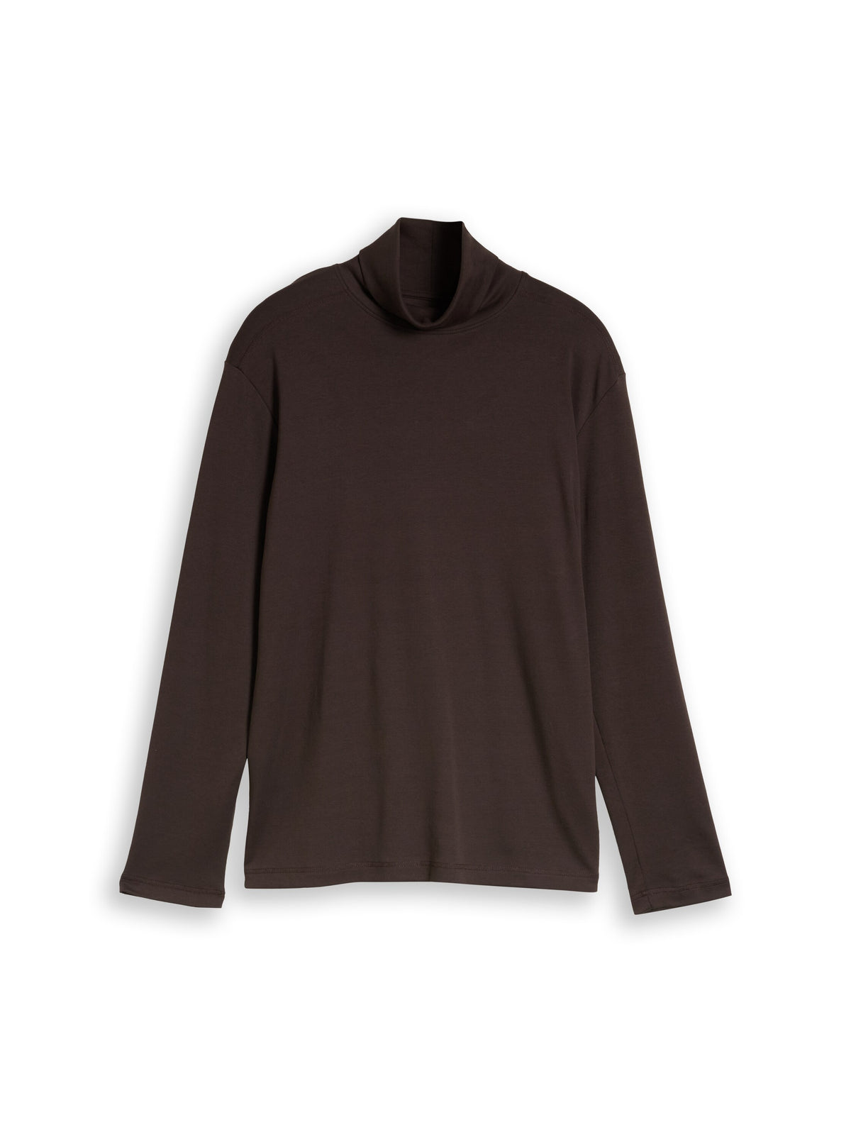 Rollkragenshirt mit Logo-Print