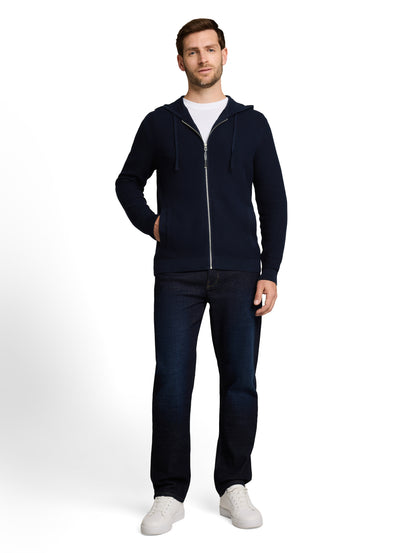 Strickjacke mit Kapuze