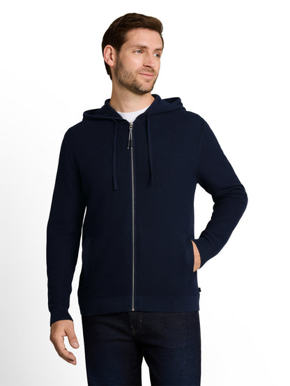 Strickjacke mit Kapuze