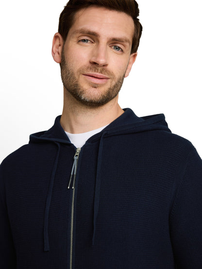 Strickjacke mit Kapuze