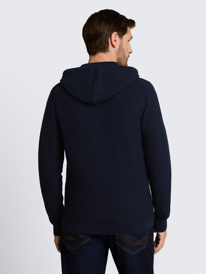 Strickjacke mit Kapuze
