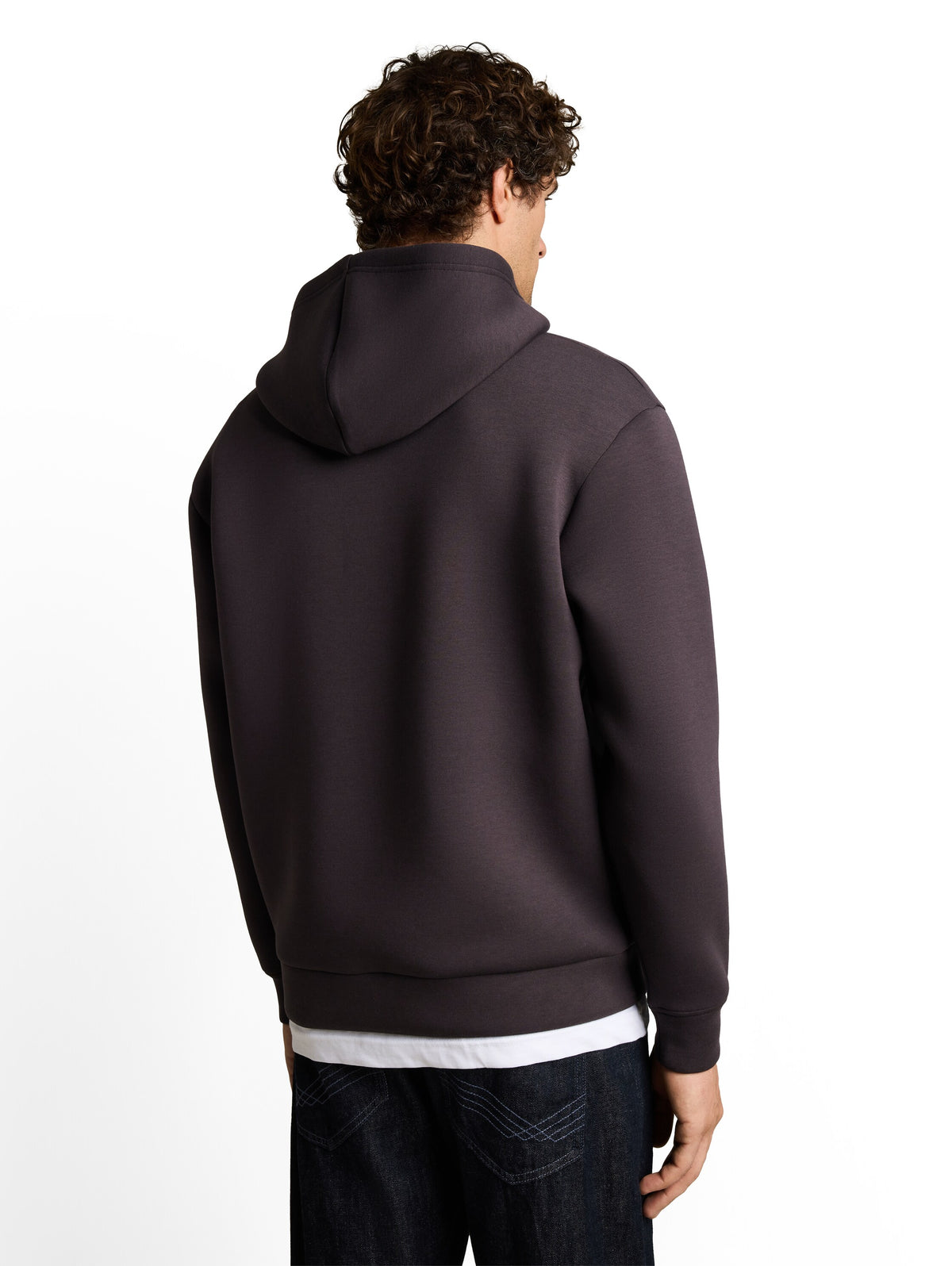 Relaxed Fit Scuba Hoodie Sweatshirt