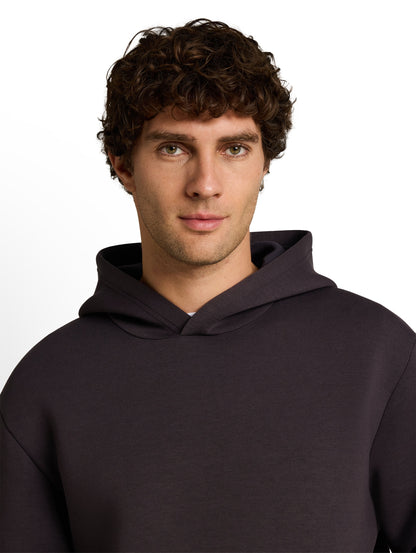 Relaxed Fit Scuba Hoodie Sweatshirt