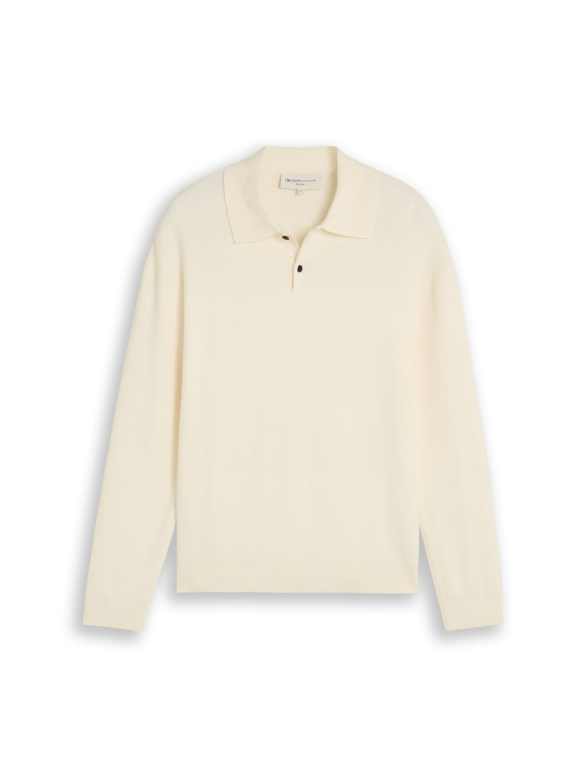 Relaxed Fit Strickpullover mit Polokragen