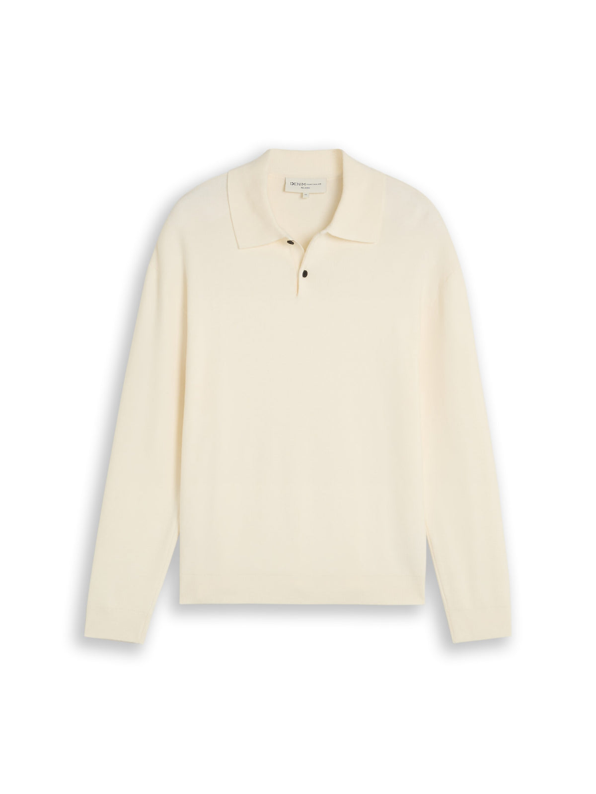 Relaxed Fit Strickpullover mit Polokragen