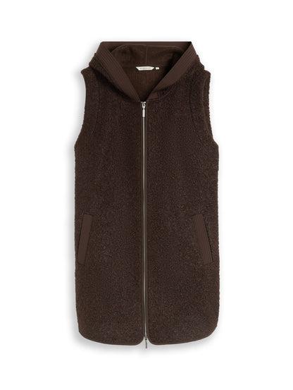Plus Size - Longstyle Teddy Weste
