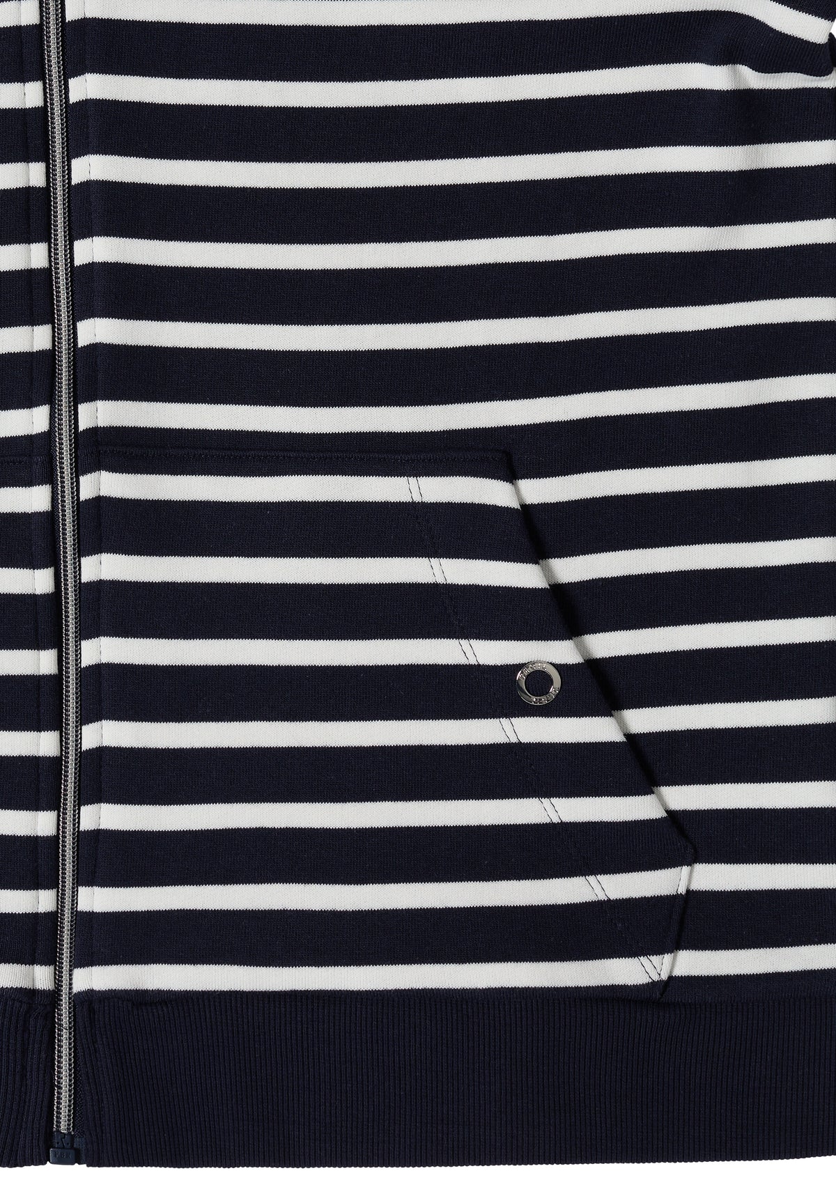 Langarm Jacke mit Kapuze und Struktur