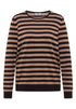 Pullover mit Rundhals und Streifen
