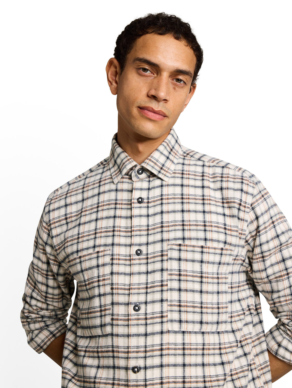 Comfort Fit Flanell-Hemd mit Karomuster