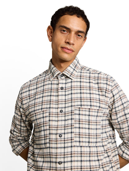 Comfort Fit Flanell-Hemd mit Karomuster