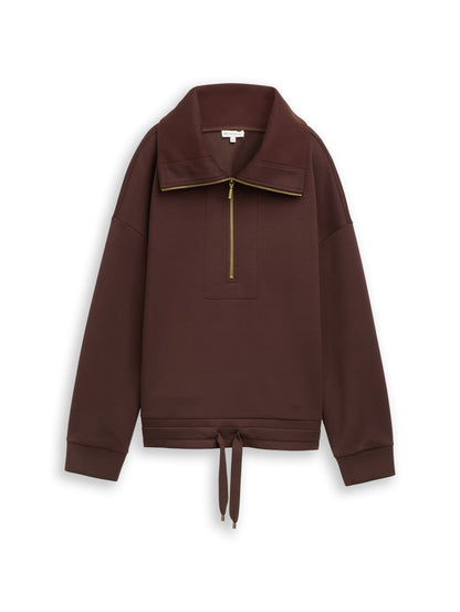 Troyer Sweatshirt aus Scuba