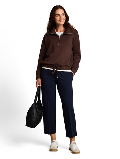 Troyer Sweatshirt aus Scuba