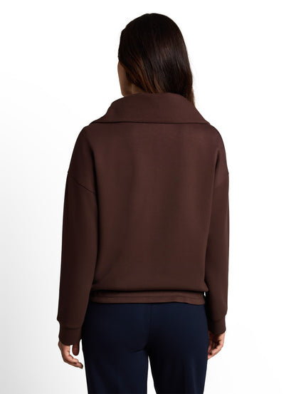 Troyer Sweatshirt aus Scuba