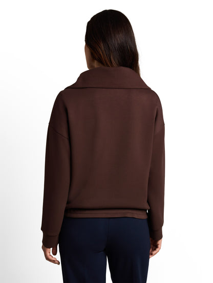 Troyer Sweatshirt aus Scuba
