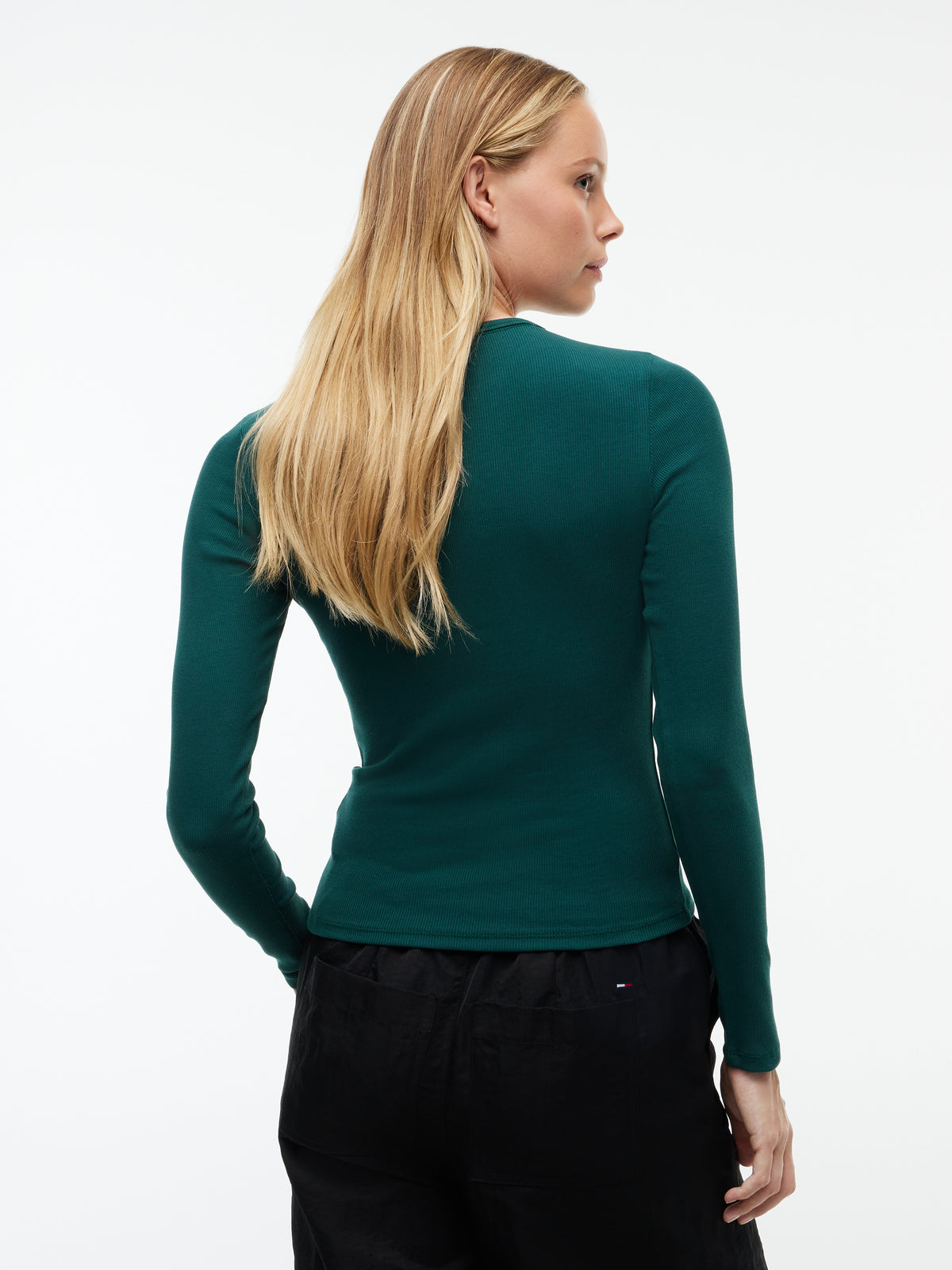 TJW SLIM ESSENTIAL RIB LS