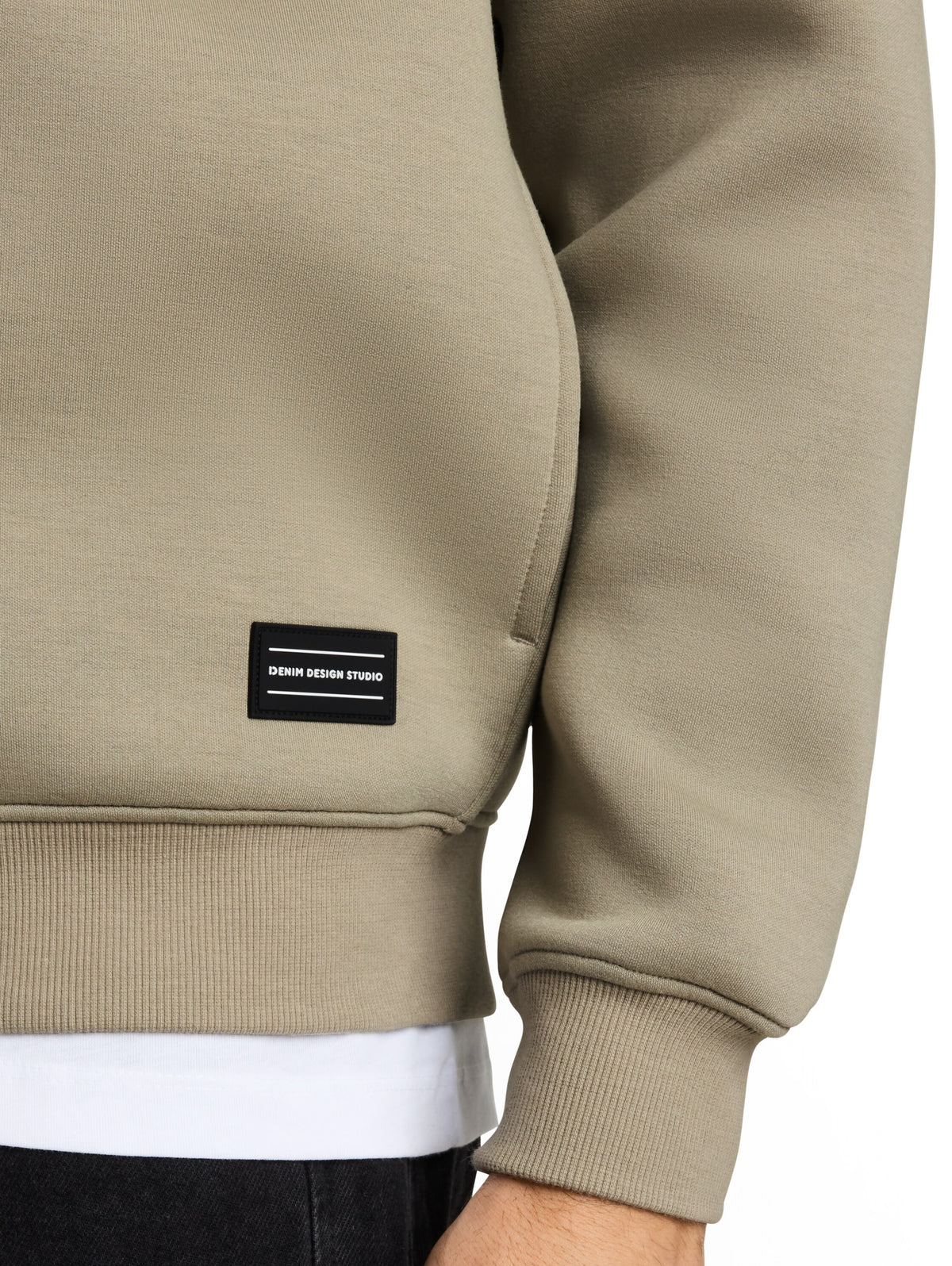 Relaxed Fit Scuba Hoodie Sweatjacke