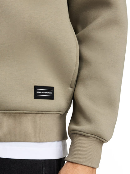 Relaxed Fit Scuba Hoodie Sweatjacke