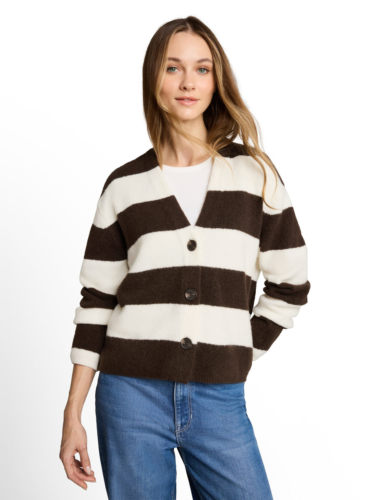 Cosy Cardigan mit Wollanteil