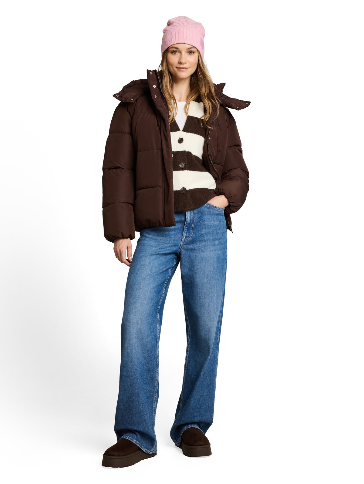 Cosy Cardigan mit Wollanteil