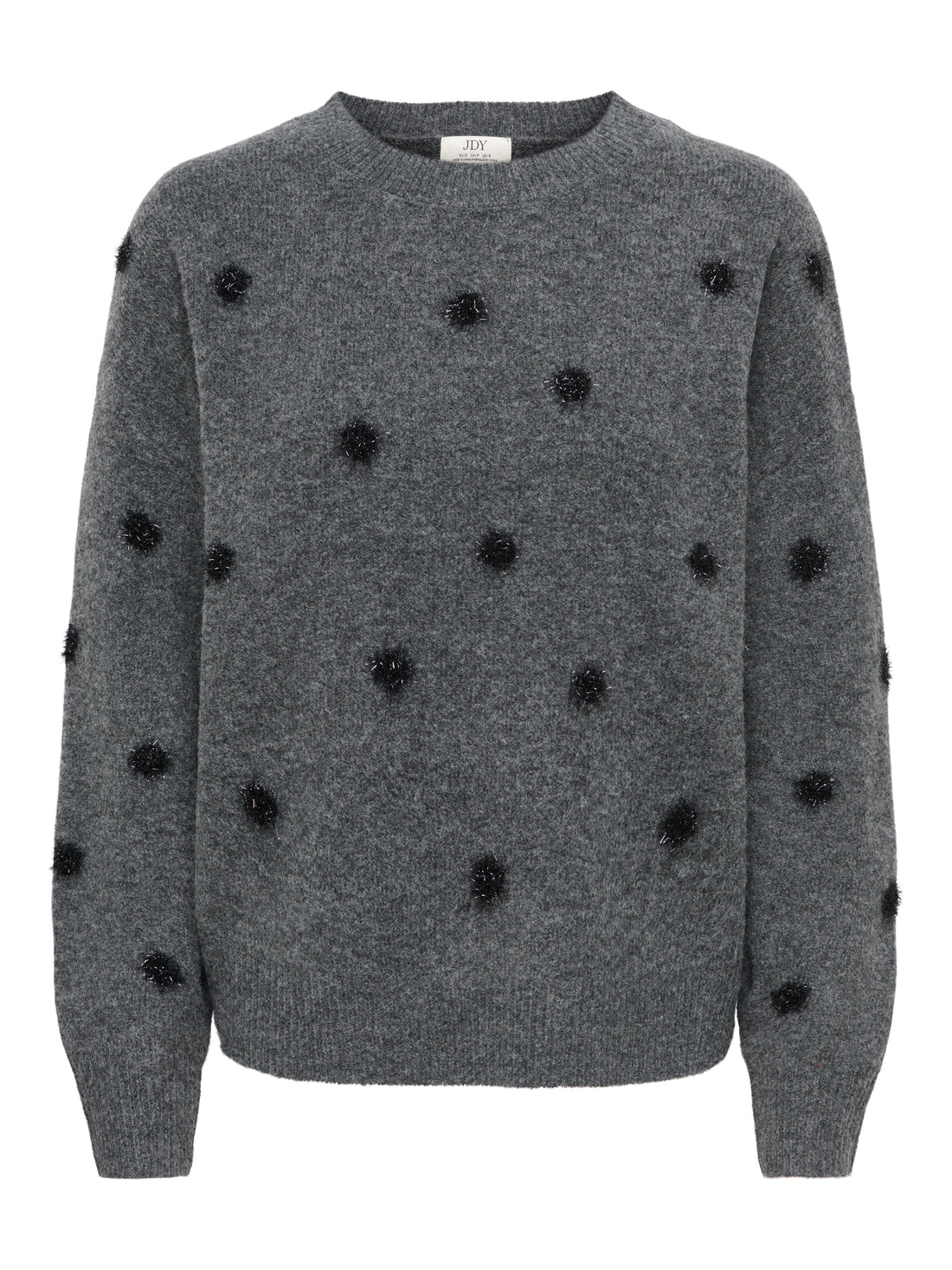 JDYMELEA L/S O-NECK POMPOM PULLOVER KNT