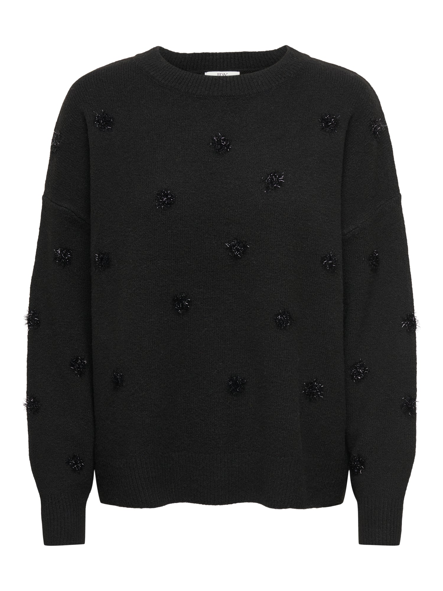 JDYMELEA L/S O-NECK POMPOM PULLOVER KNT