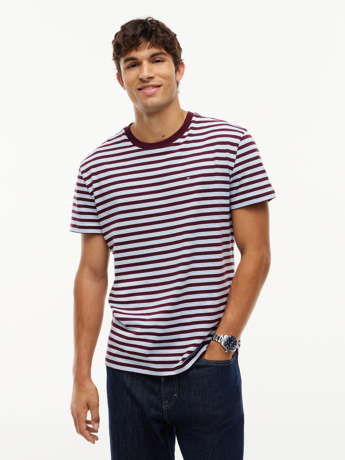 TJM REG STRIPE TEE