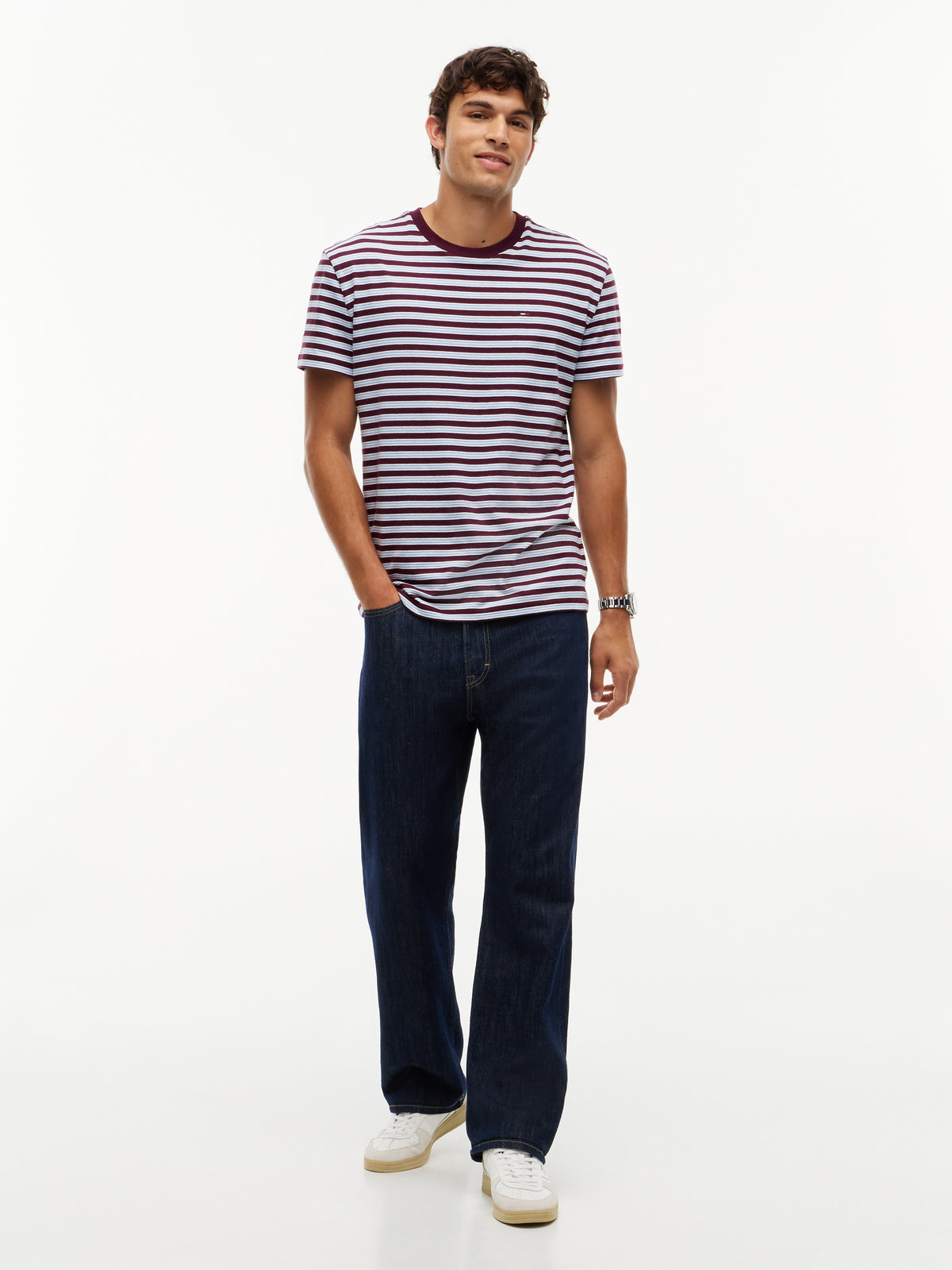 TJM REG STRIPE TEE