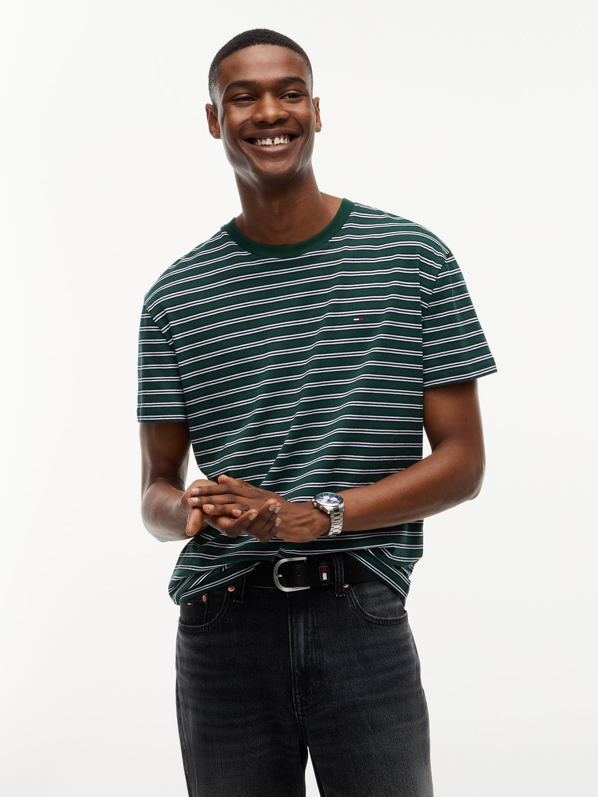 TJM REG STRIPE TEE