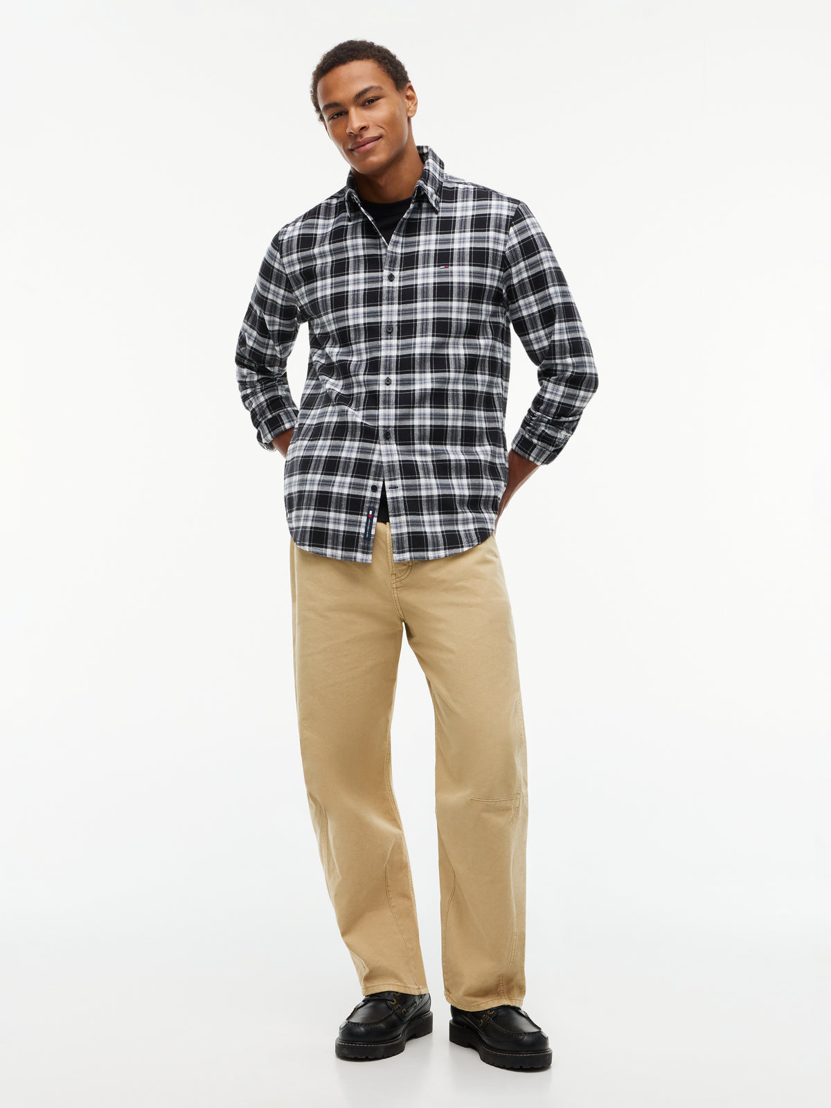 TJM REG FLANNEL CHECK SHIRT EXT