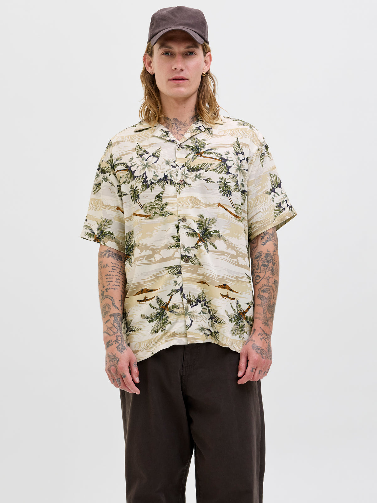 JPRBLUHENDRIX PRINT RESORT S/S SHIRT
