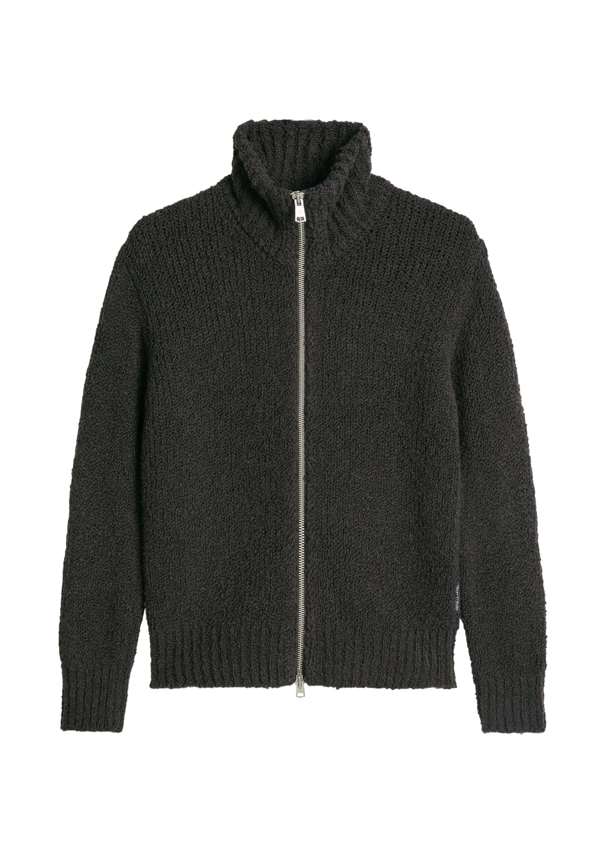 Bouclé-Strickjacke oversize