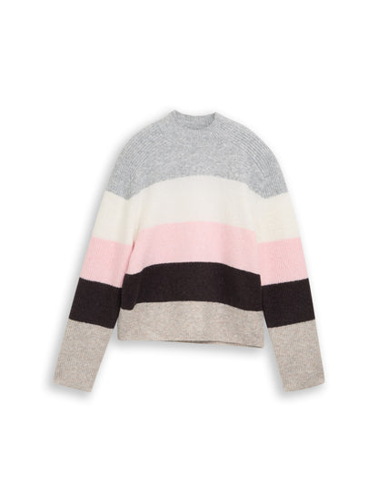 Strickpullover mit Wollanteil