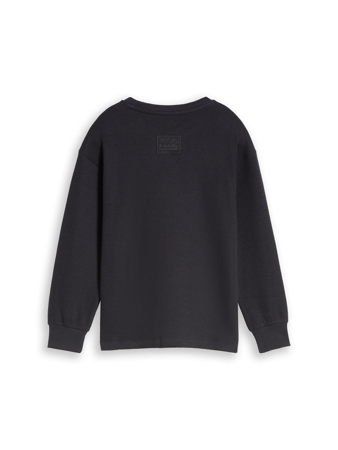 Oversize Langarmshirt in Strick-Optik