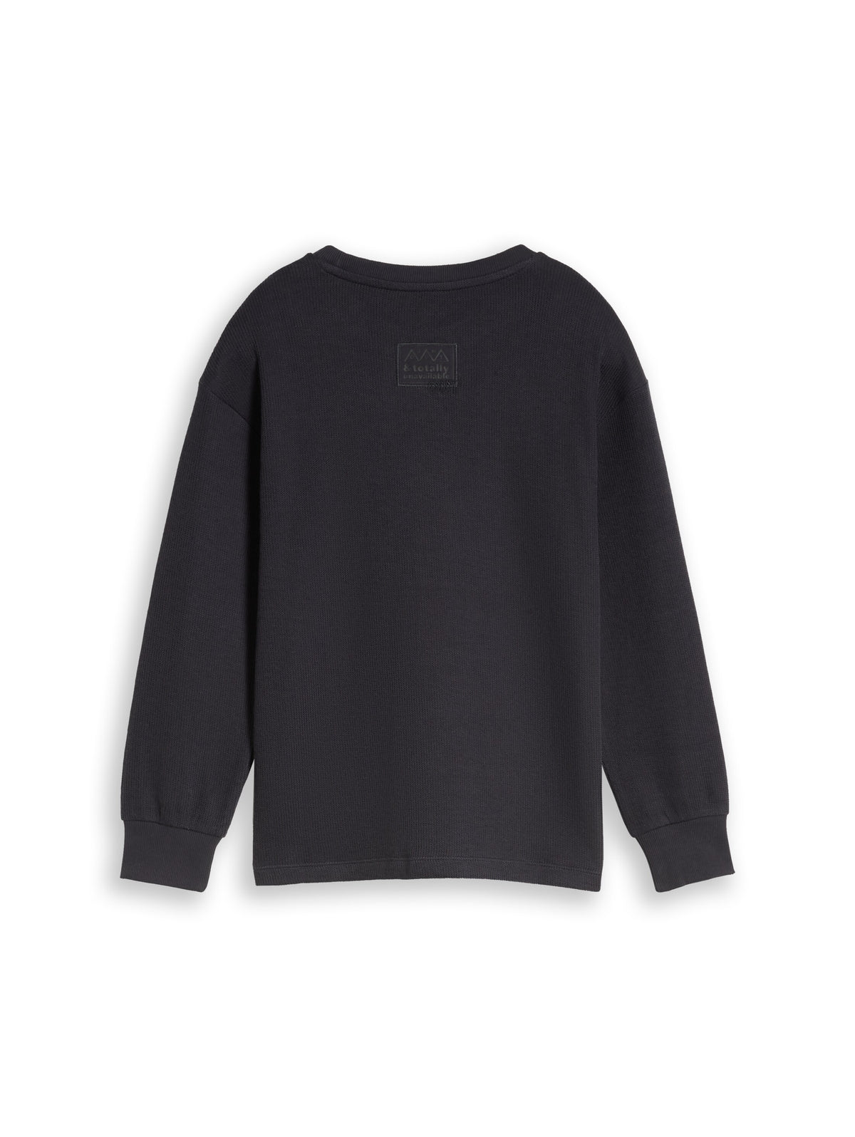 Oversize Langarmshirt in Strick-Optik
