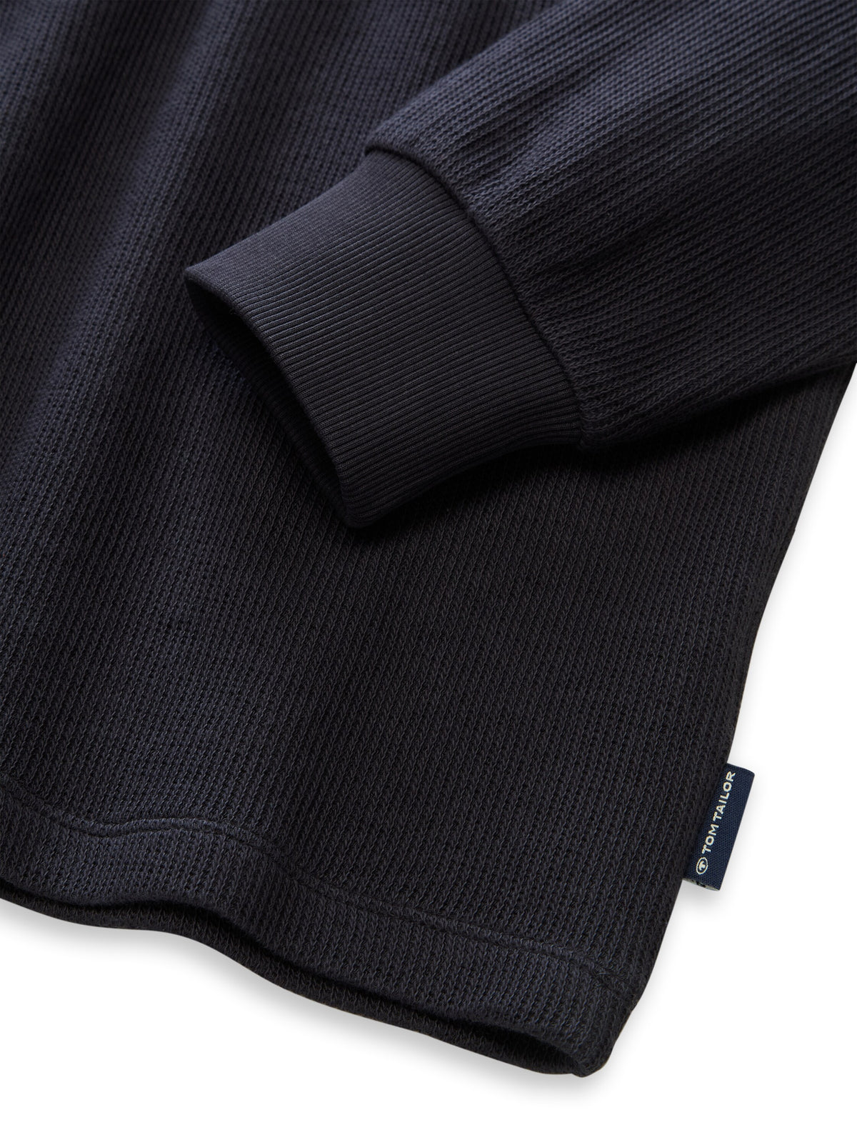 Oversize Langarmshirt in Strick-Optik