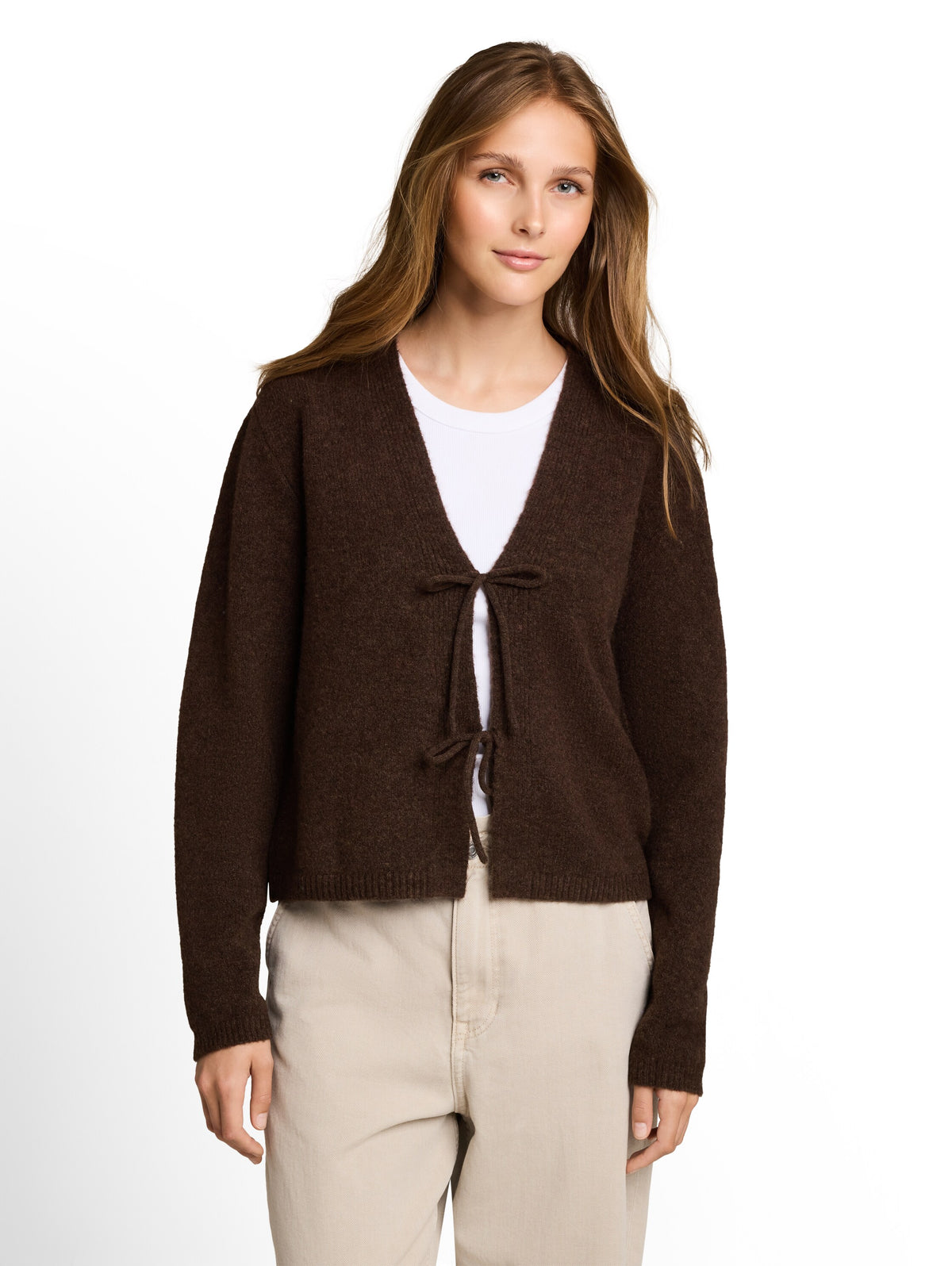Cosy Cardigan mit Schleifen