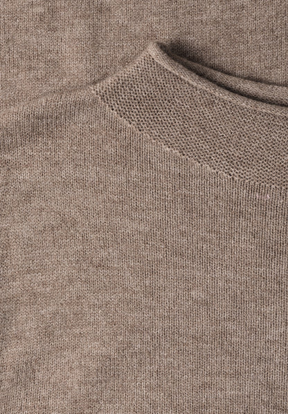 Kurzarm Pullover mit Turtle Neck