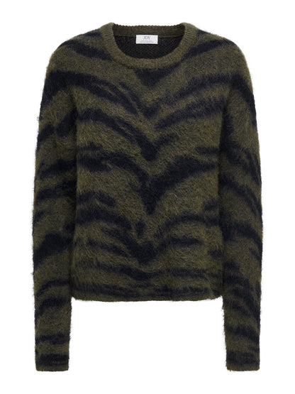 JDYCECILIE L/S ON ANIMAL PULLOVER KNT