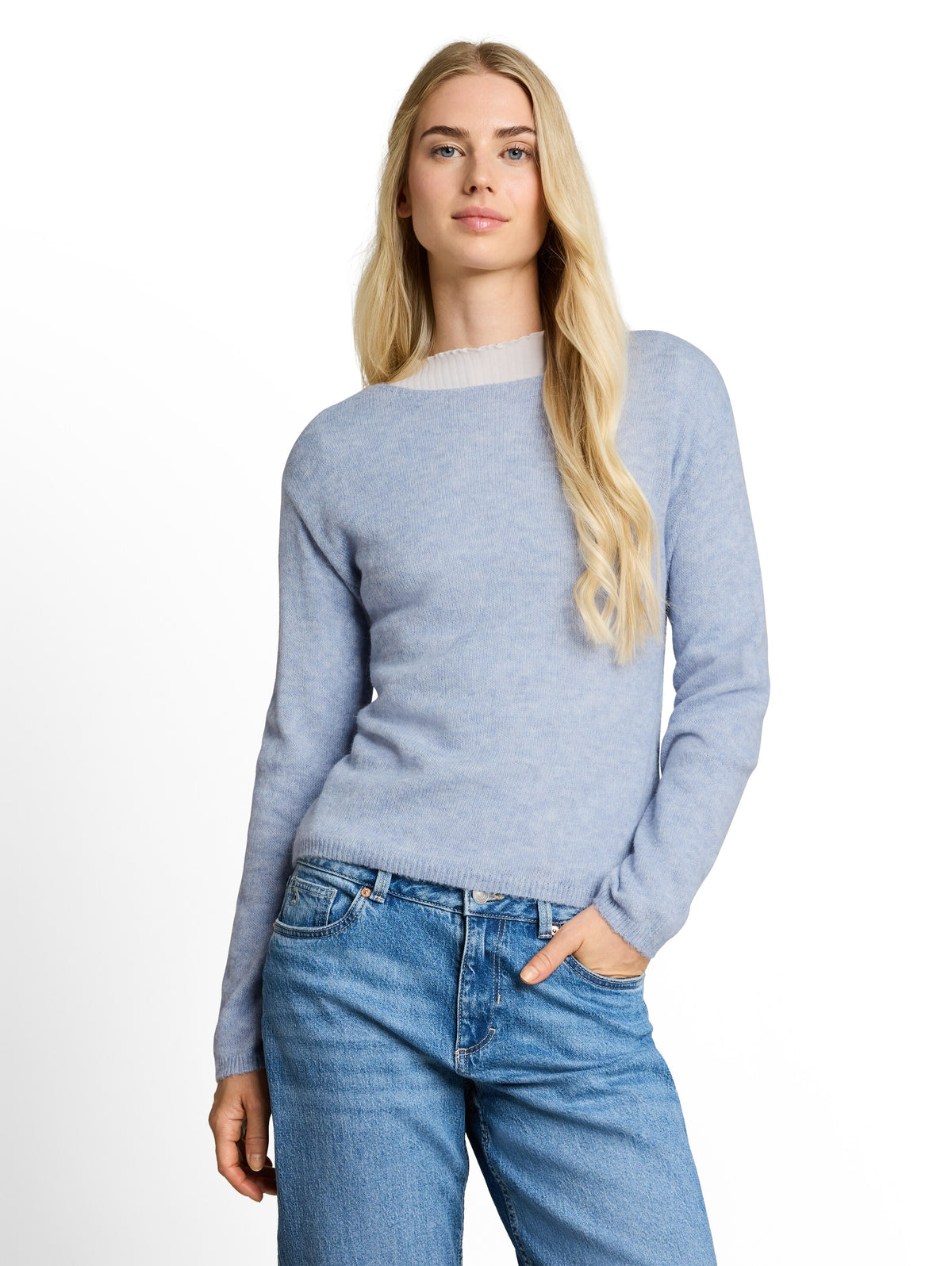 Strickpullover mit Alpaka-Anteil