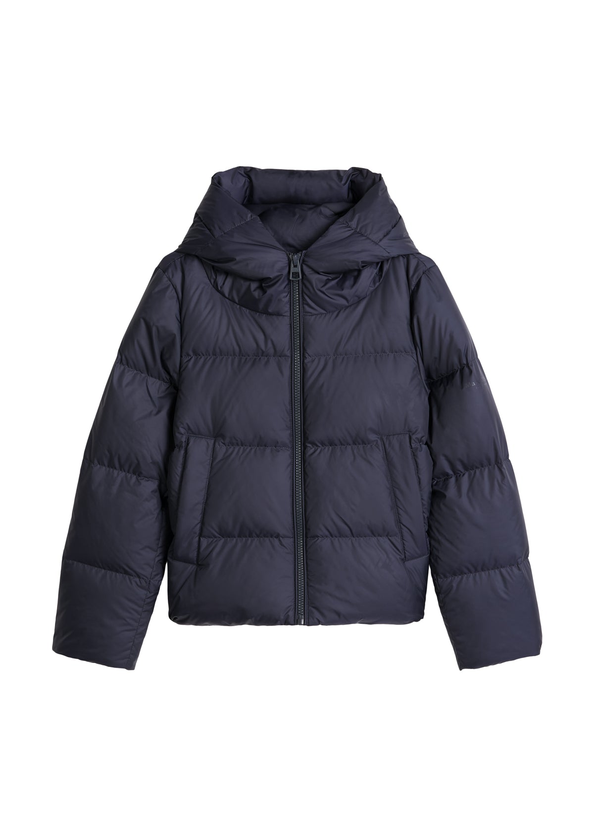 Puffer-Daunenjacke mit Kapuze regular