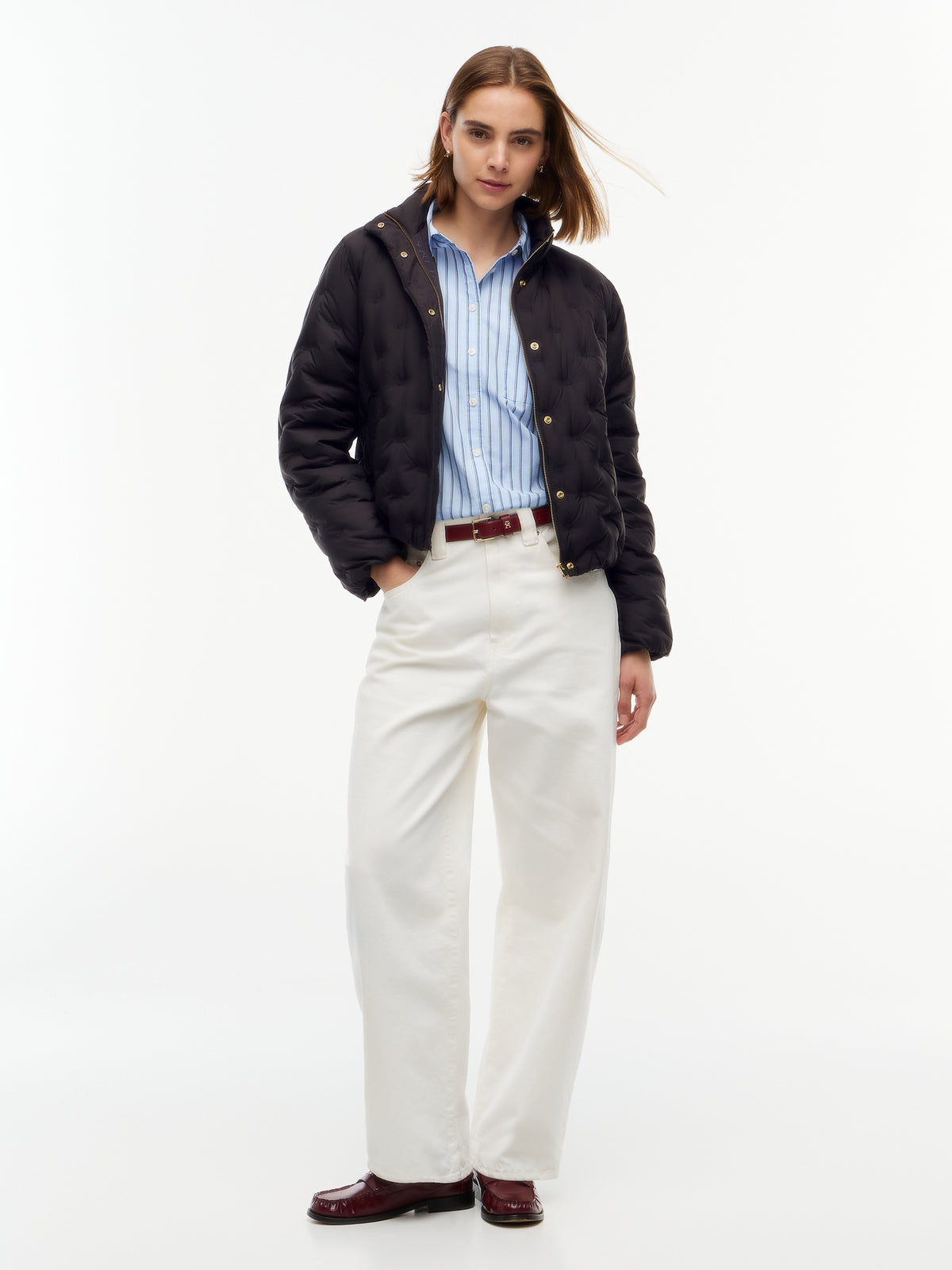 LW DOWN FLAG QUILT JACKET