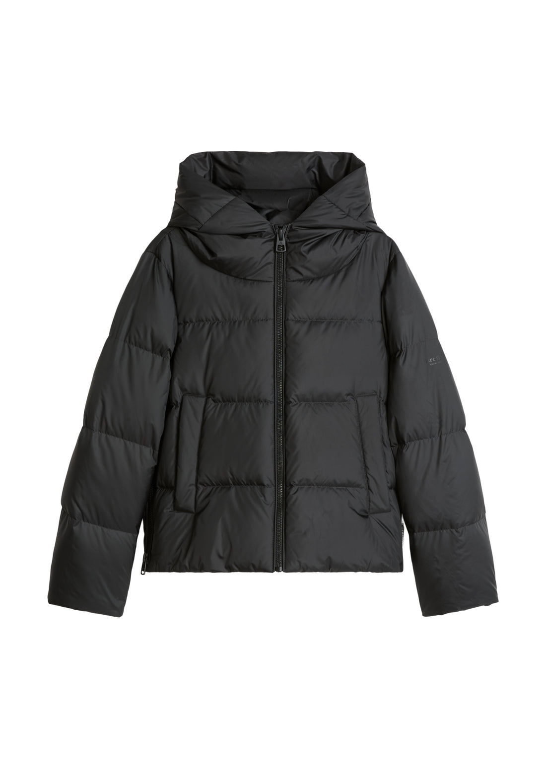 Puffer-Daunenjacke mit Kapuze regular