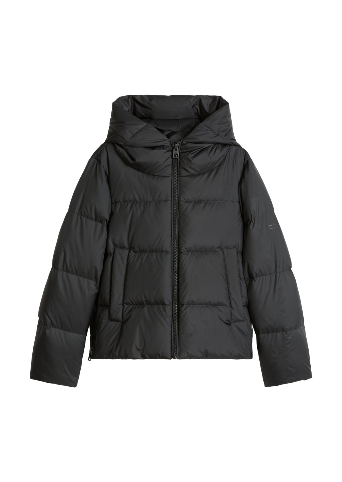 Puffer-Daunenjacke mit Kapuze regular