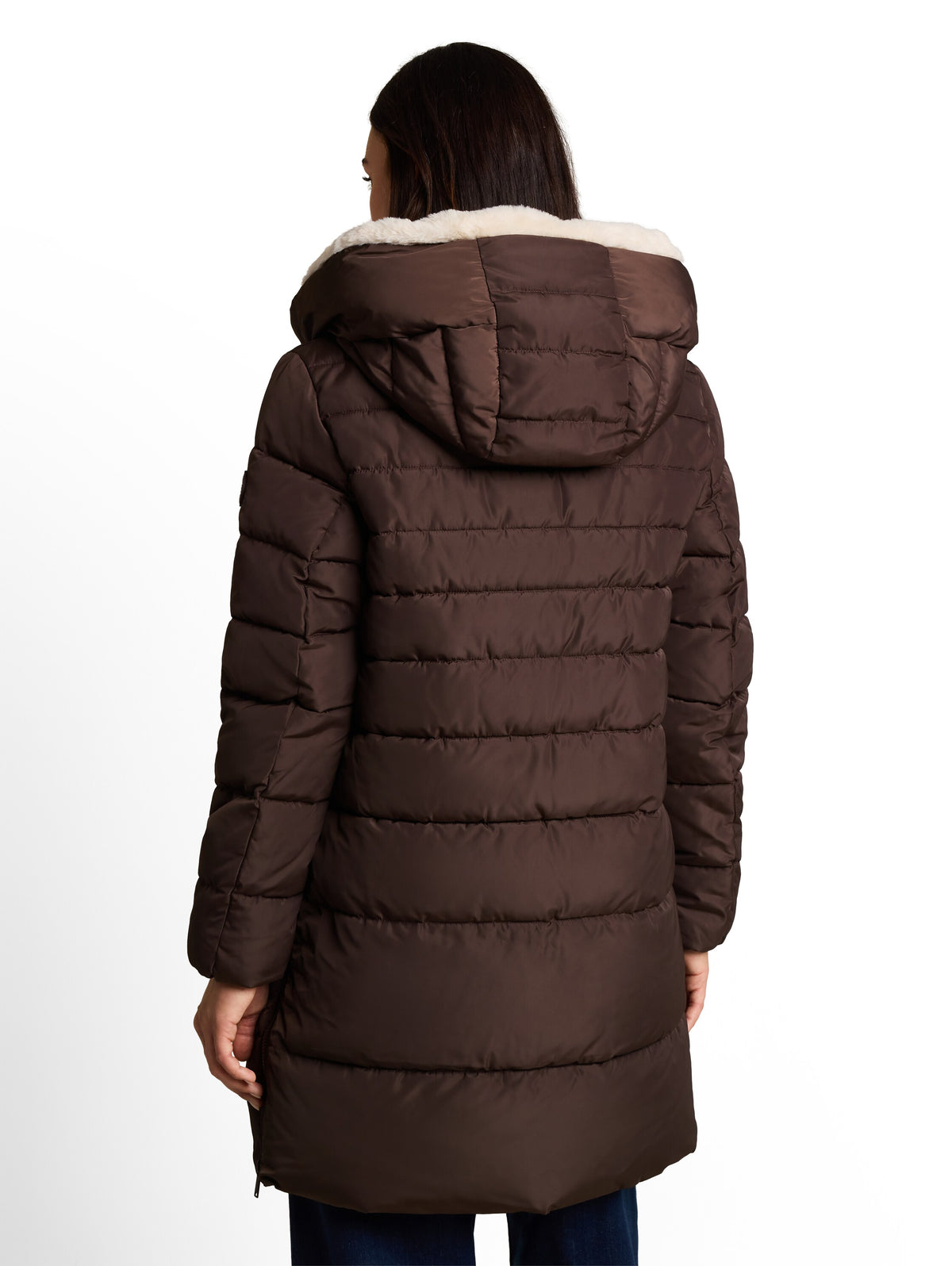 Puffer-Mantel aus wasserabweisendem Material